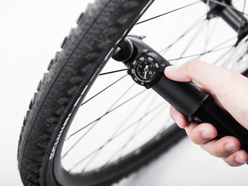 TOPEAK مضخة توبيك الجبلية الصغيرة دا سوداء، مع مقياس، 8.8 x 1.8 x 1.3 - Image 4